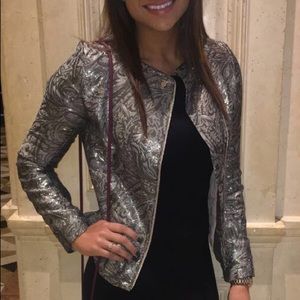 Metallic H&M jacket